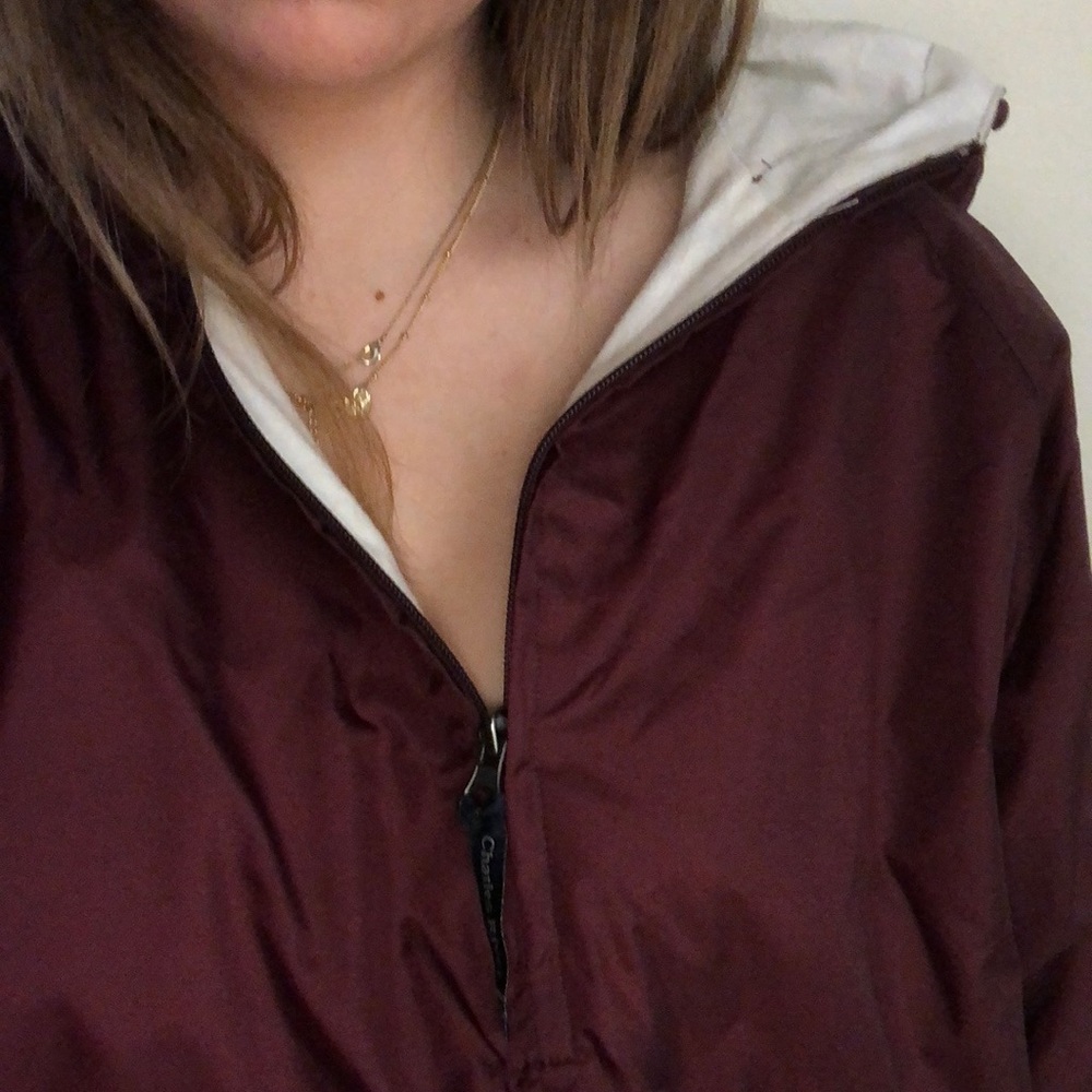 Maroon Raincoat ☔️